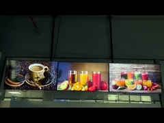 لوحة القوائم الرقمية الداخلية ذات الجودة عالية للطعام السريع