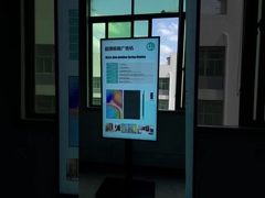 55 بوصة 3000cd / M2 شاشات LCD رقيقة للغاية تواجه النافذة للإعلان عن المتاجر