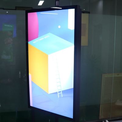 شاشة LCD خارجية مقاس 49 بوصة تعرض مشغل إعلان LCD خارجي 5000nits طوطم إعلان تفاعلي