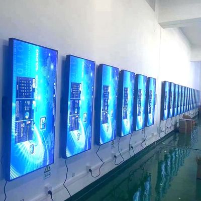شاشة عرض LCD لنافذة العرض مقاس 55 بوصة معلقة 3500 نت 1080 بكسل