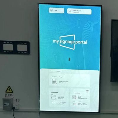 شاشة عرض LCD لنافذة متجر البيع بالتجزئة مقاس 49 بوصة 1920x1080