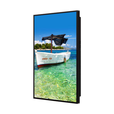 2500cd/m2 شاشة LCD عالية الوضوح لمظاهر النوافذ الديناميكية والإعلانات