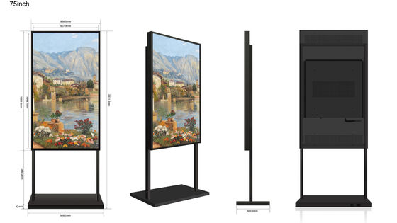 شاشة LCD للنوافذ 75 بوصة Ultra Hd 2500-5000nits