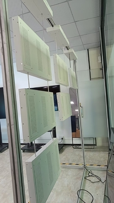 شاشة نافذة معلقة بالسقف مقاس 21.5 بوصة FHD 2000 شمعة في المتر المربع للمحلات التجارية
